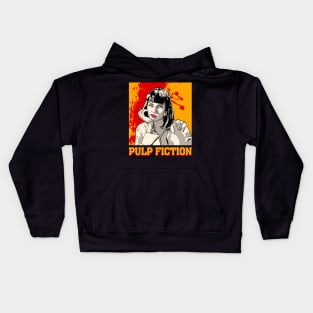 Uma Thurman pulp fiction Kids Hoodie